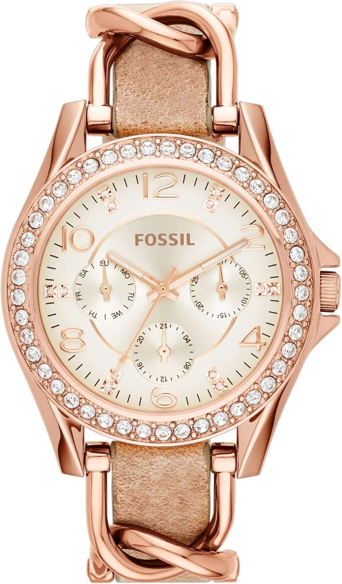 Avis sur la montre Fossil Riley : élégance en or rose