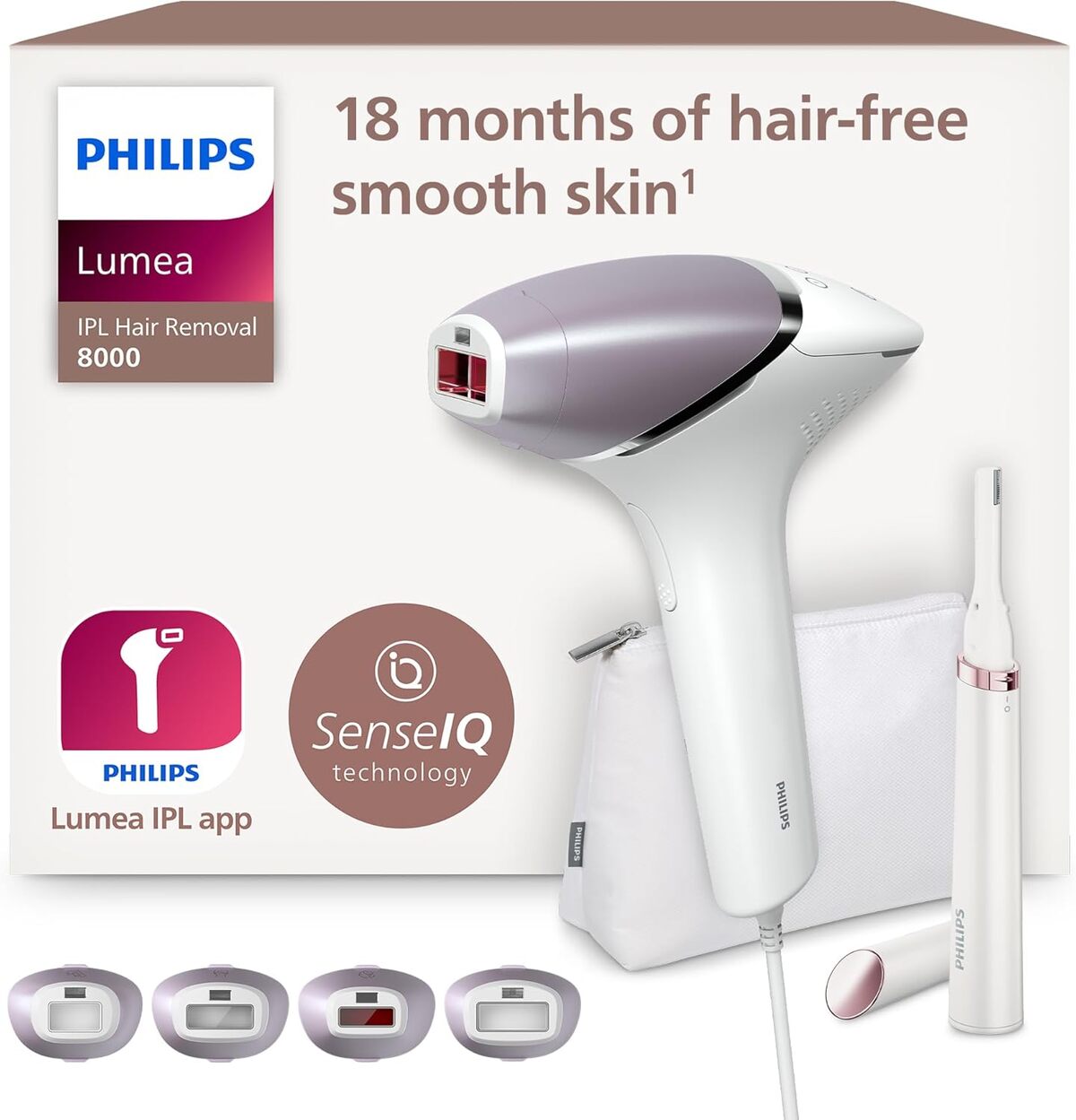 Test : philips Lumea série 8000, l'épilateur à lumière pulsée complet