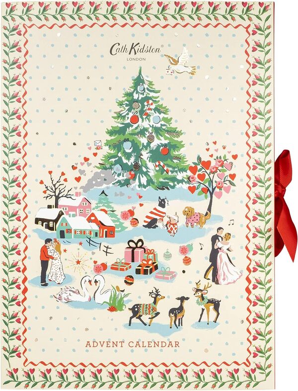 Cath Kidston Beauty Shine Bright Calendrier de l'Avent 2021 avec 24 friandises pour le bain et le corps