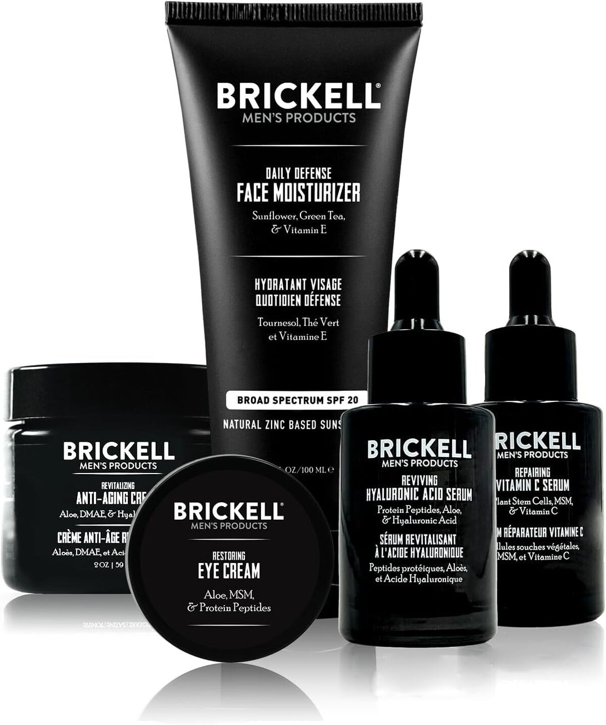 Test Brickell : routine anti-âge complète et naturelle pour le visage
