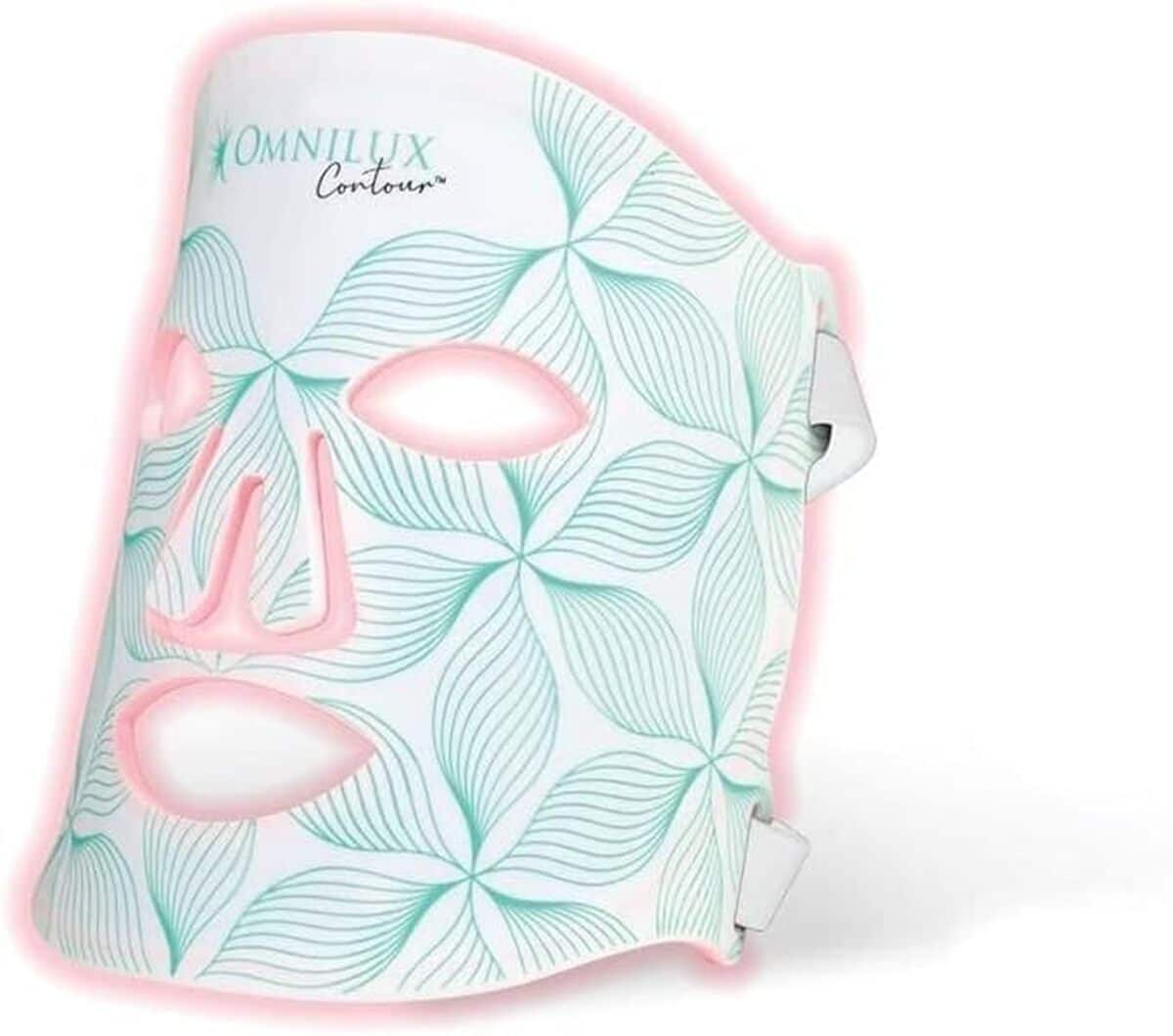 Test du masque LED Omnilux Contour Visage : luminothérapie flexible et portable