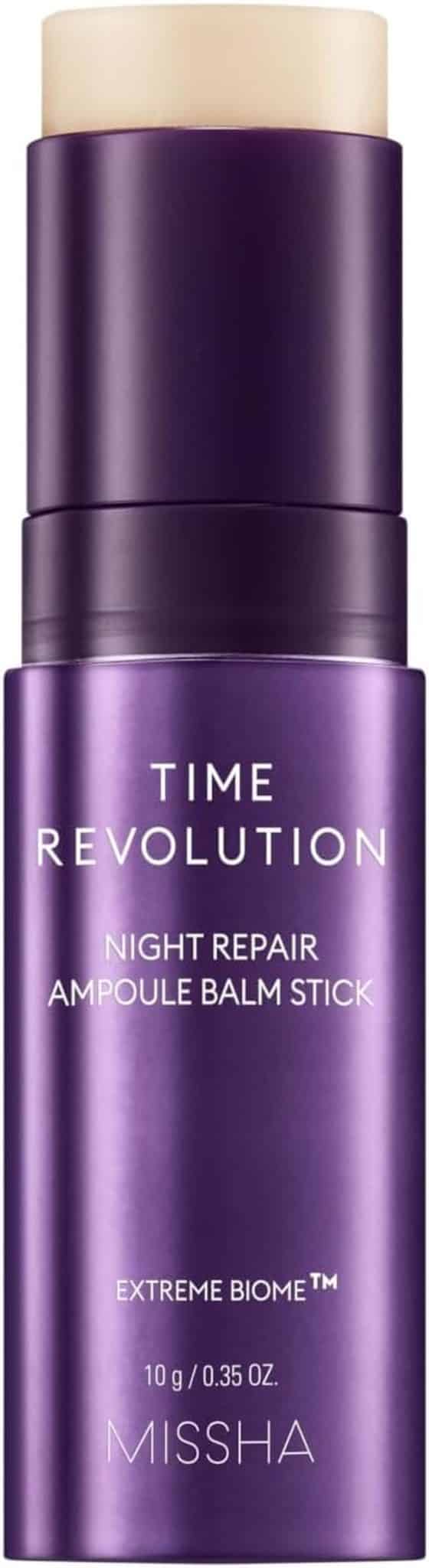 Test du stick ampoule MISSHA Time Revolution Night Repair : revitalisation de nuit portable