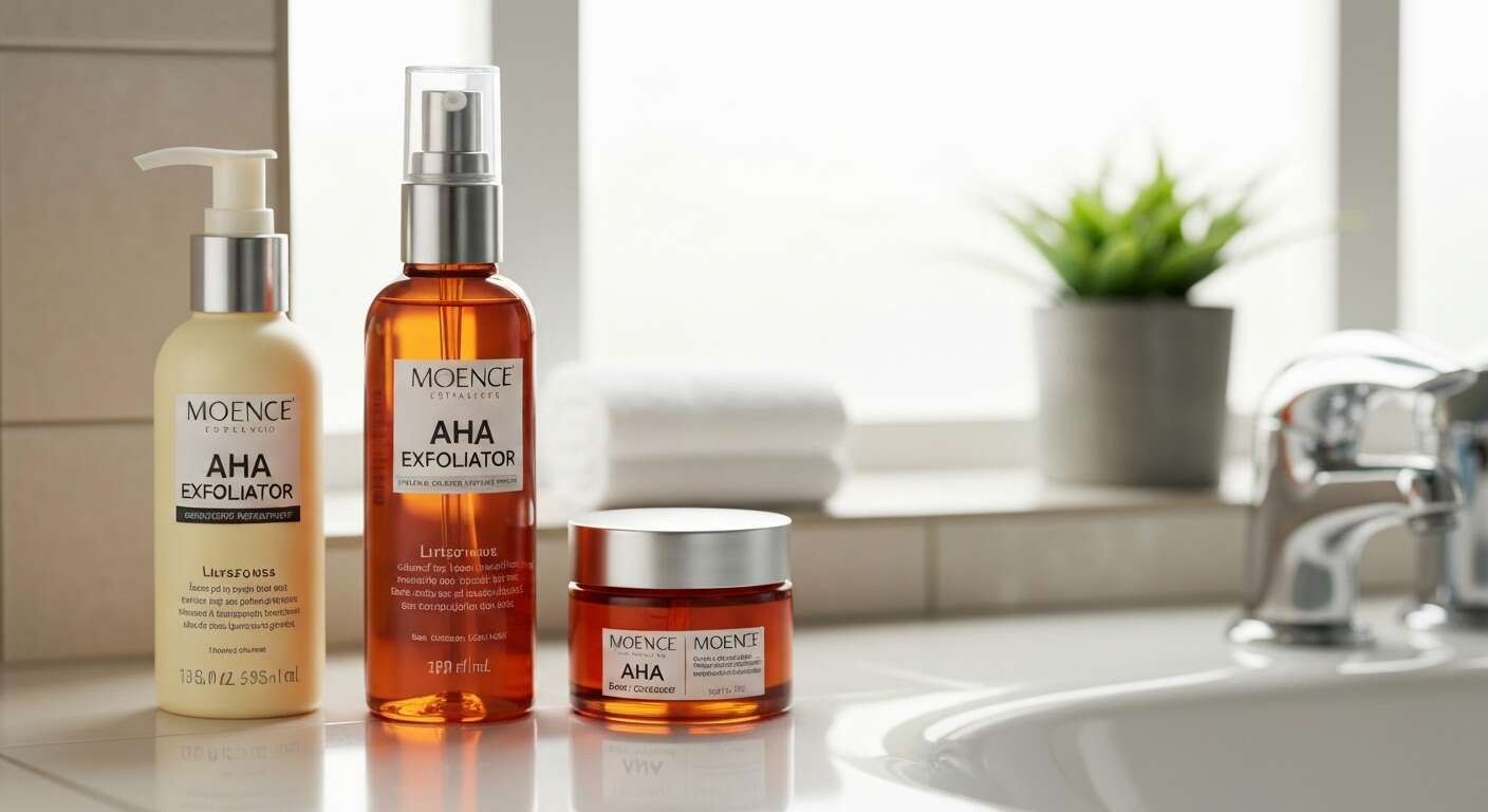 Les aha : exfoliation douce pour un teint lumineux