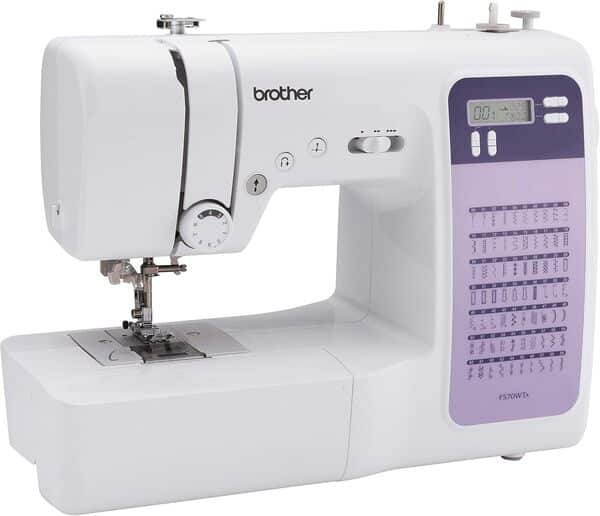 Brother Siuvimo mašina FS70WTx Blanc/Violet Full-size sewing machine + Anschiebetisch