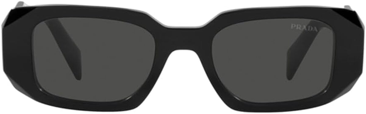 Avis sur les élégantes lunettes Prada 17WS Sole noir brillant