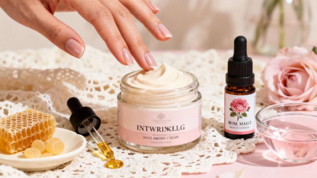 Crème anti-rides DIY pour le contour des lèvres