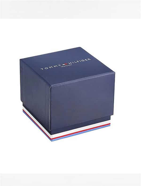 Tommy Hilfiger Montre pour Femme avec Bracelet en Maille d'acier Inoxydable doré