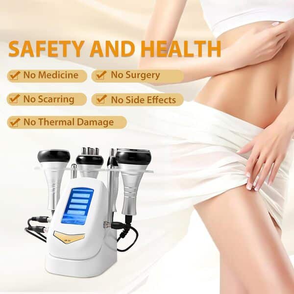 40K Corps Amincissant Machine, RadiofréQuence - Machine De Sculpture Corporelle 4 En 1, Masseur Anti Cellulite Appareil Minceur Pour Resserrer La Peau, Visage, Les Bras