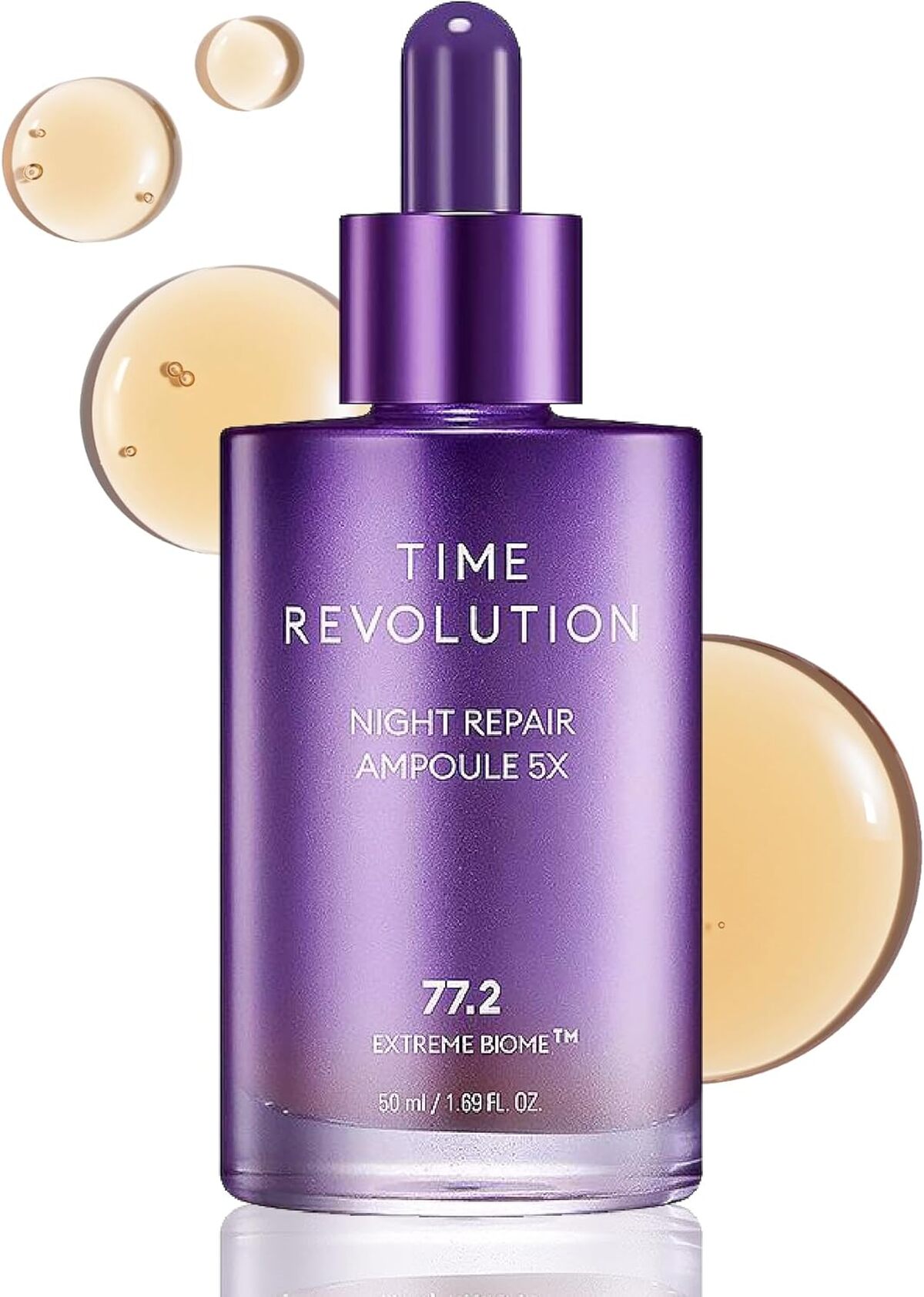 Test de l'ampoule Missha Time Revolution Night Repair 5X : revitalisation nocturne et élasticité optimale