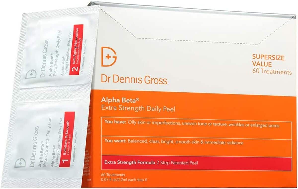 Test du soin exfoliant Dr Dennis Gross : peeling alpha bêta extra fort