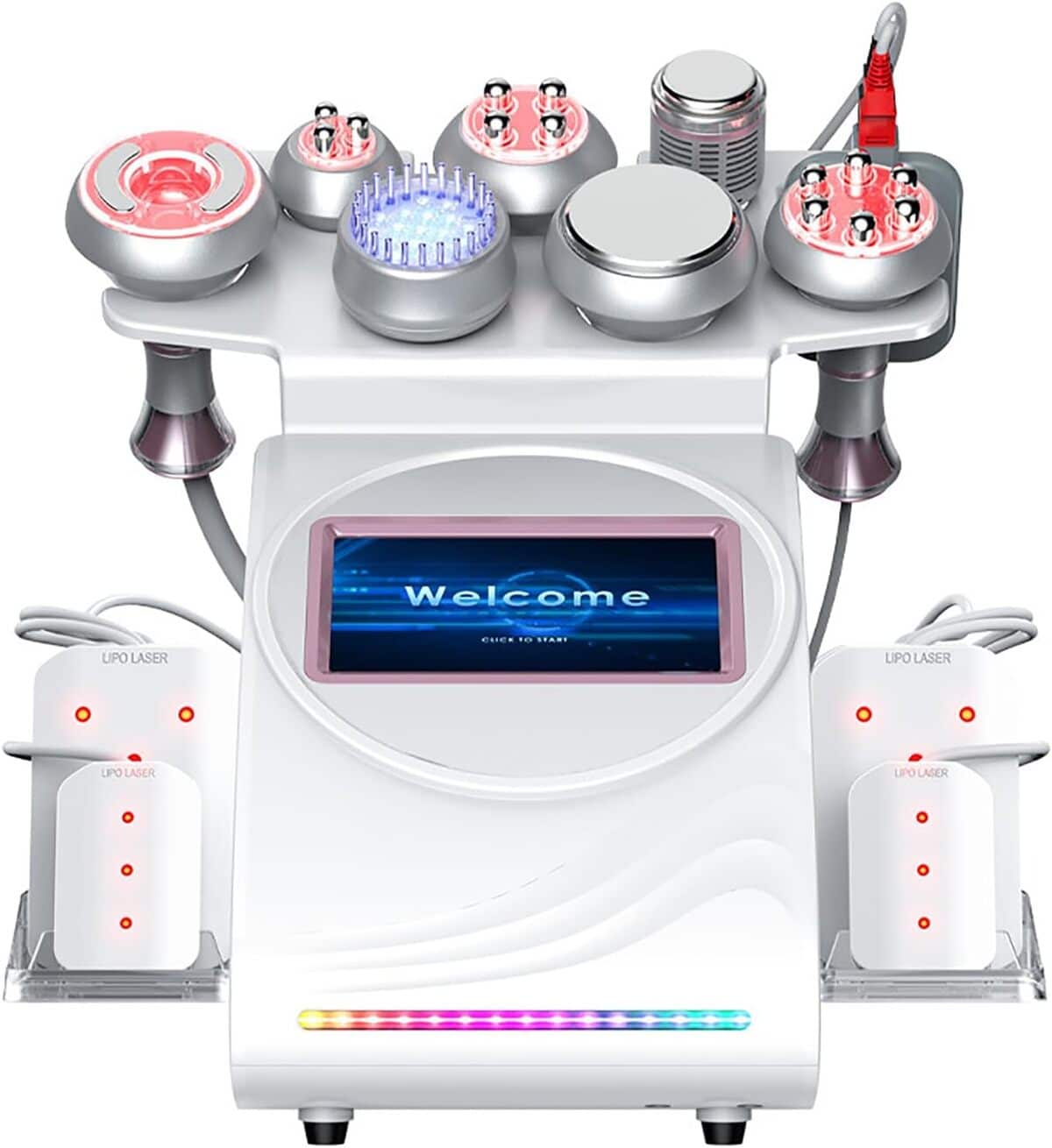 Test : machine de cavitation 80k 9 en 1 - élimination des graisses et soin anti-rides