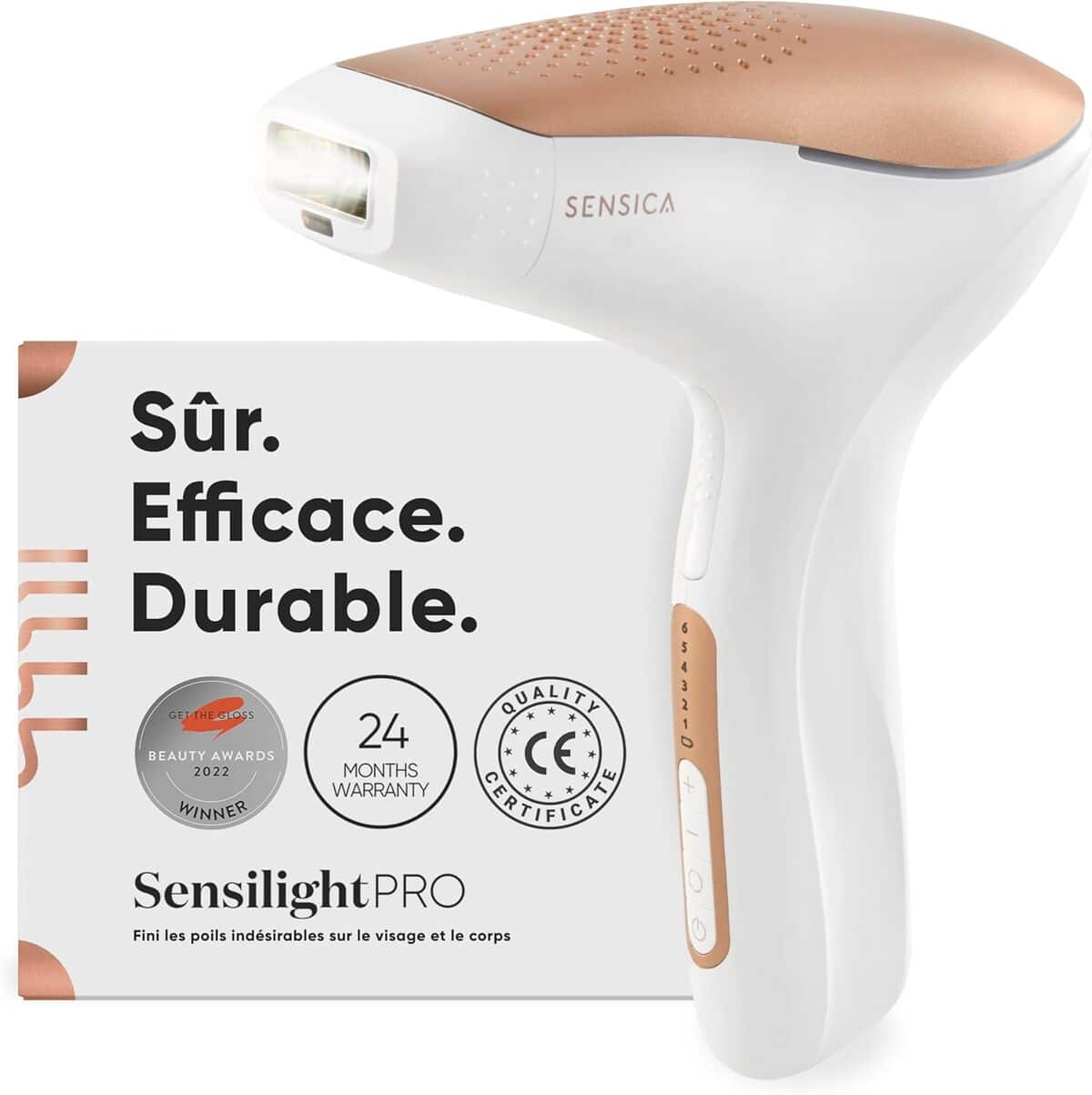 Test : sensilight pro, épilateur lumière pulsée haute performance