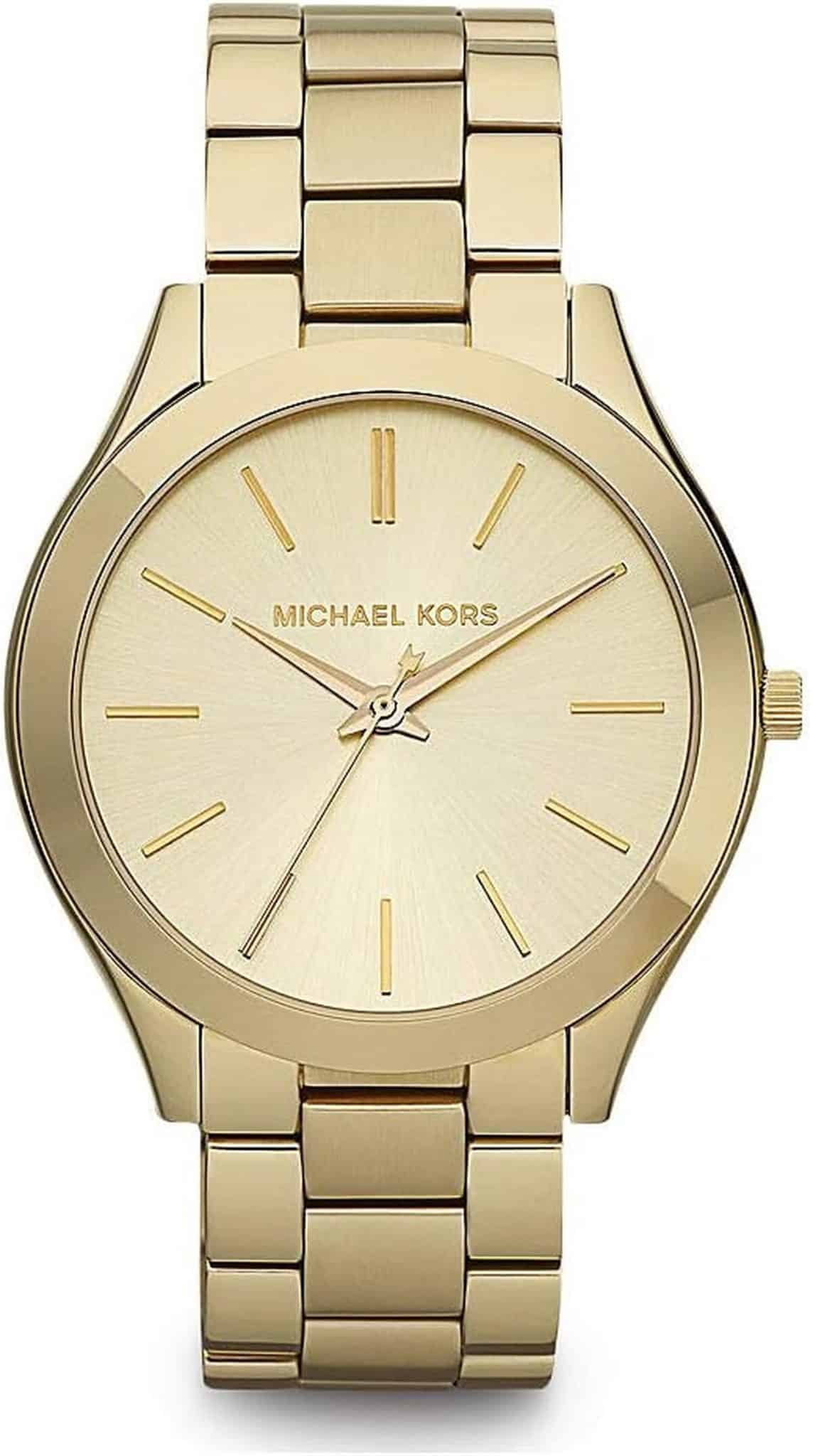 Avis montre Michael Kors MK3179 : élégance en or et cadran champagne