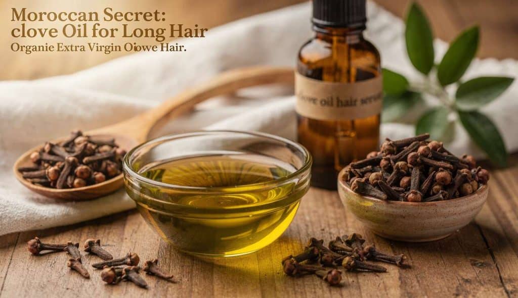 Secret marocain : l'huile de clous de girofle pour des cheveux longs