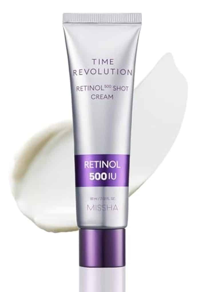 Test de la crème avancée Missha Time Revolution au rétinol