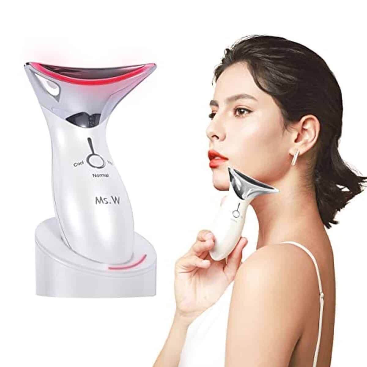 Test du masseur de visage Ms.W : appareil de beauté tonifiant haute fréquence