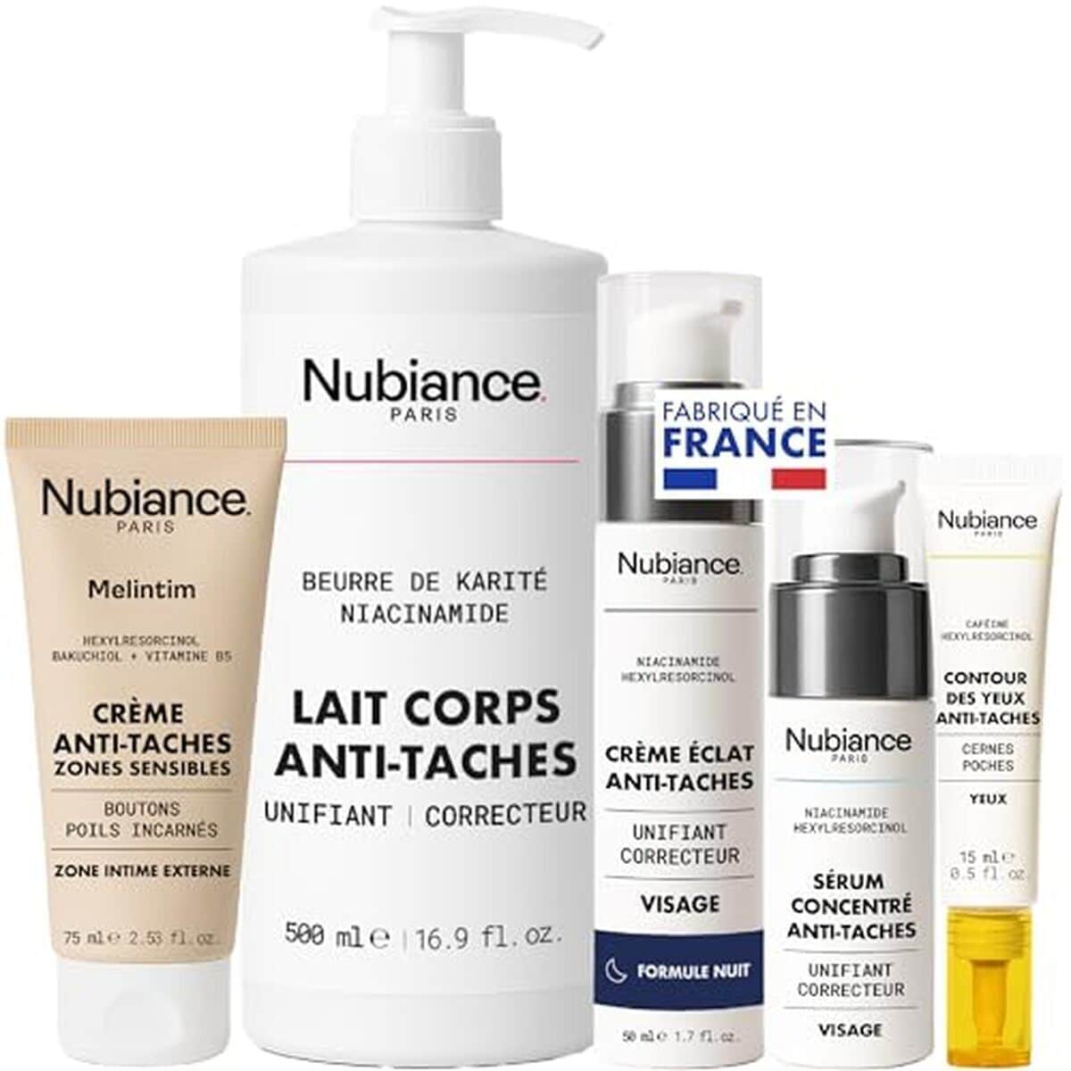 Avis coffret soin anti-taches Nubiance éclat & hydratation