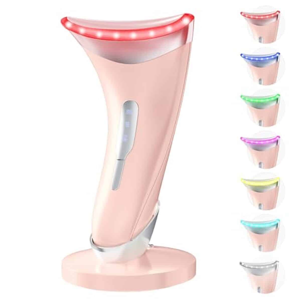 Test : dopsikn masseur facial à 7 couleurs pour rides et double menton